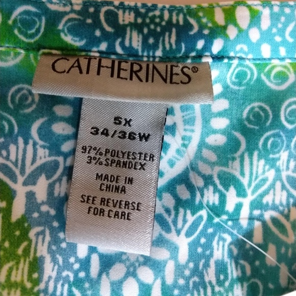 Catherine's Blouse - Size 5X (34-36W) - NWT - Picture 4 of 7